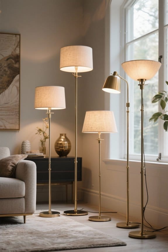 adjustable height floor lamps