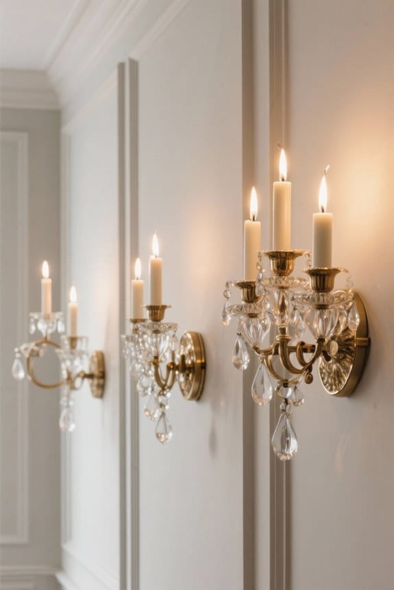 candelabra wall sconces decor