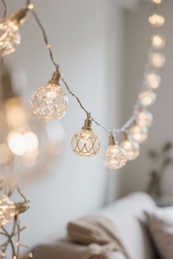 choosing indoor string lights