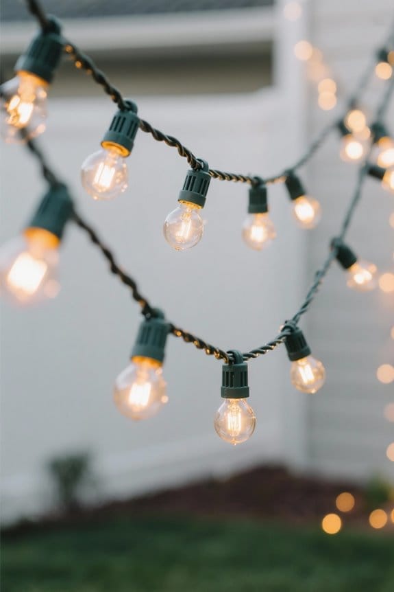 choosing outdoor string lights