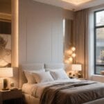 cozy bedroom ambient lighting