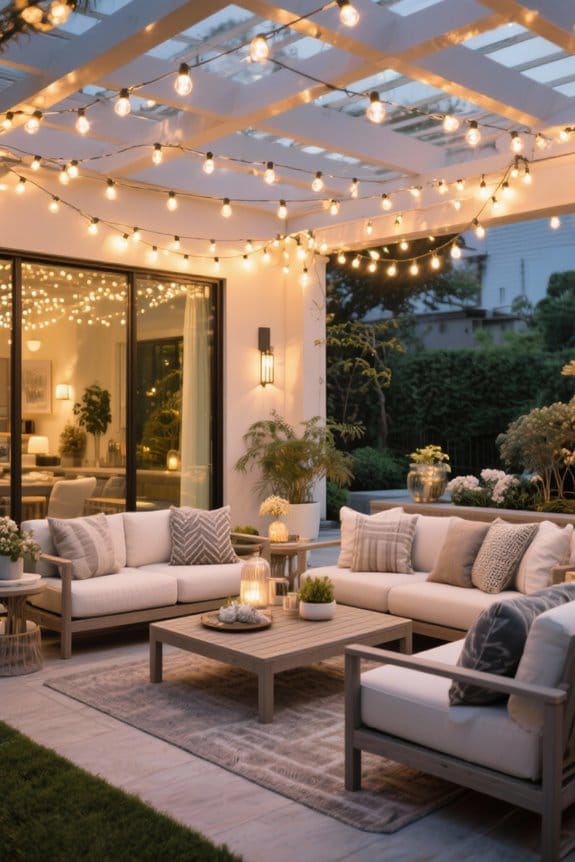 outdoor string lights variety