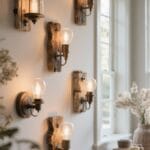rustic wall sconces charm