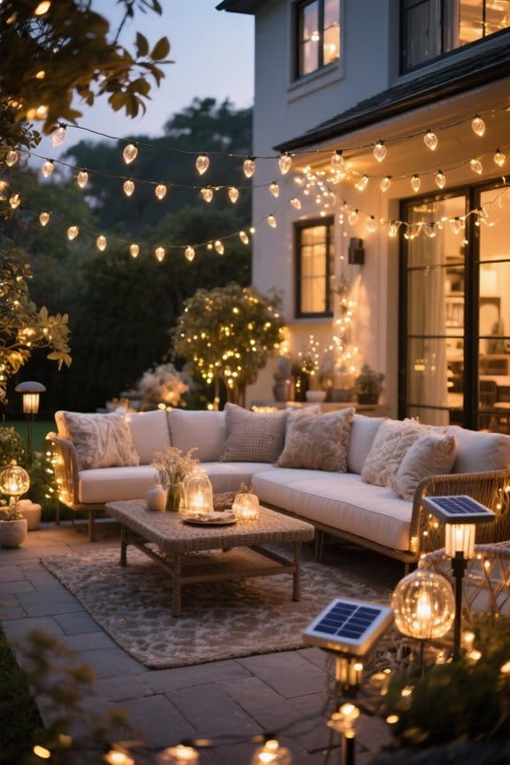 solar powered outdoor fairy lights