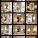 stylish bathroom mirror lighting
